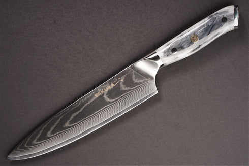 SAKURA VG1O DAMASCUS GYUTO 210